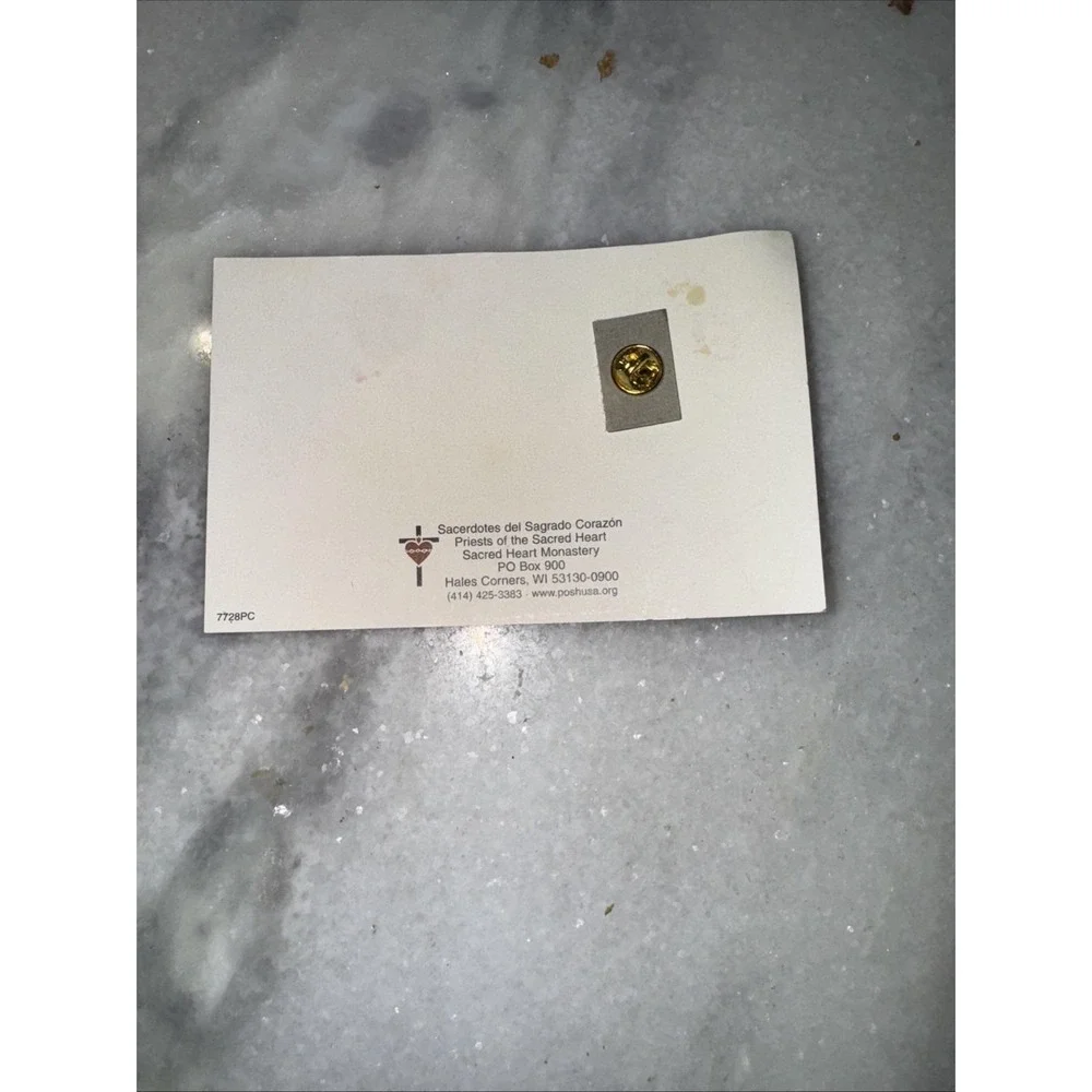 1997 Sacred Heart‎ League Sacred Heart of Jesus Image Lapel Pin